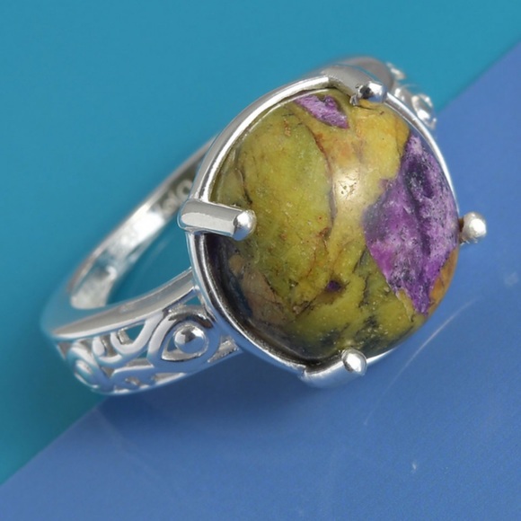 Jewelry - Tasmanian Stichtite Ring in Sterling Silver